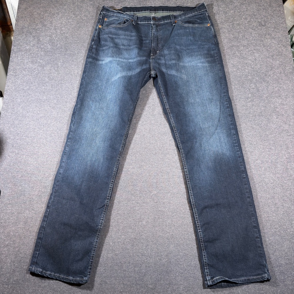 Levi's 559 Relaxed Straight Jeans Mens 38x34 Dark Wash Blue Denim Stretch